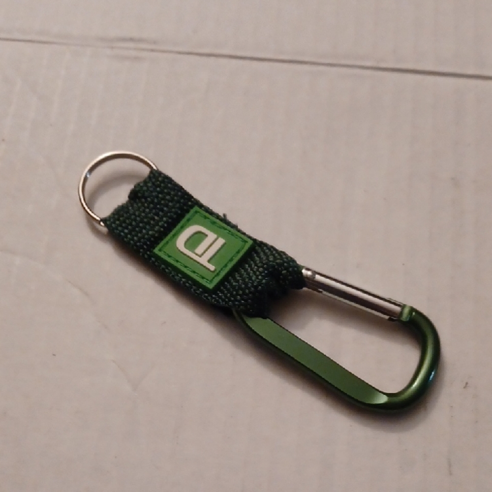 $4 Add-On TD Green Carabiner Keychain